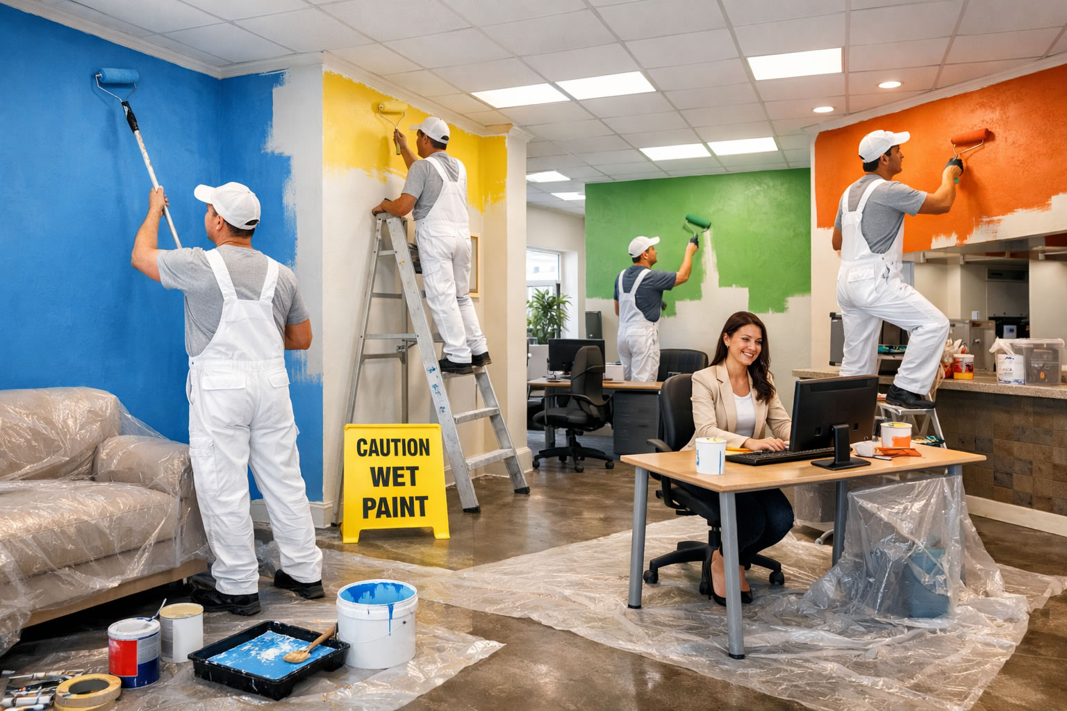 Aplicación de pintura